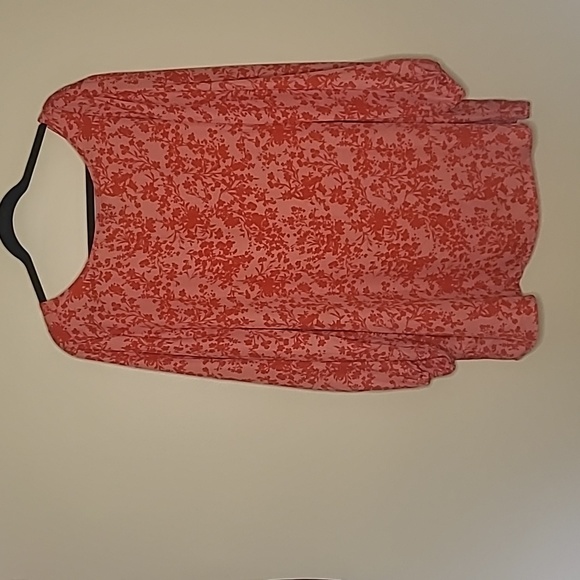 Roaman's Floral Tunic with Embroidered Neckline - 22W - Picture 3 of 9